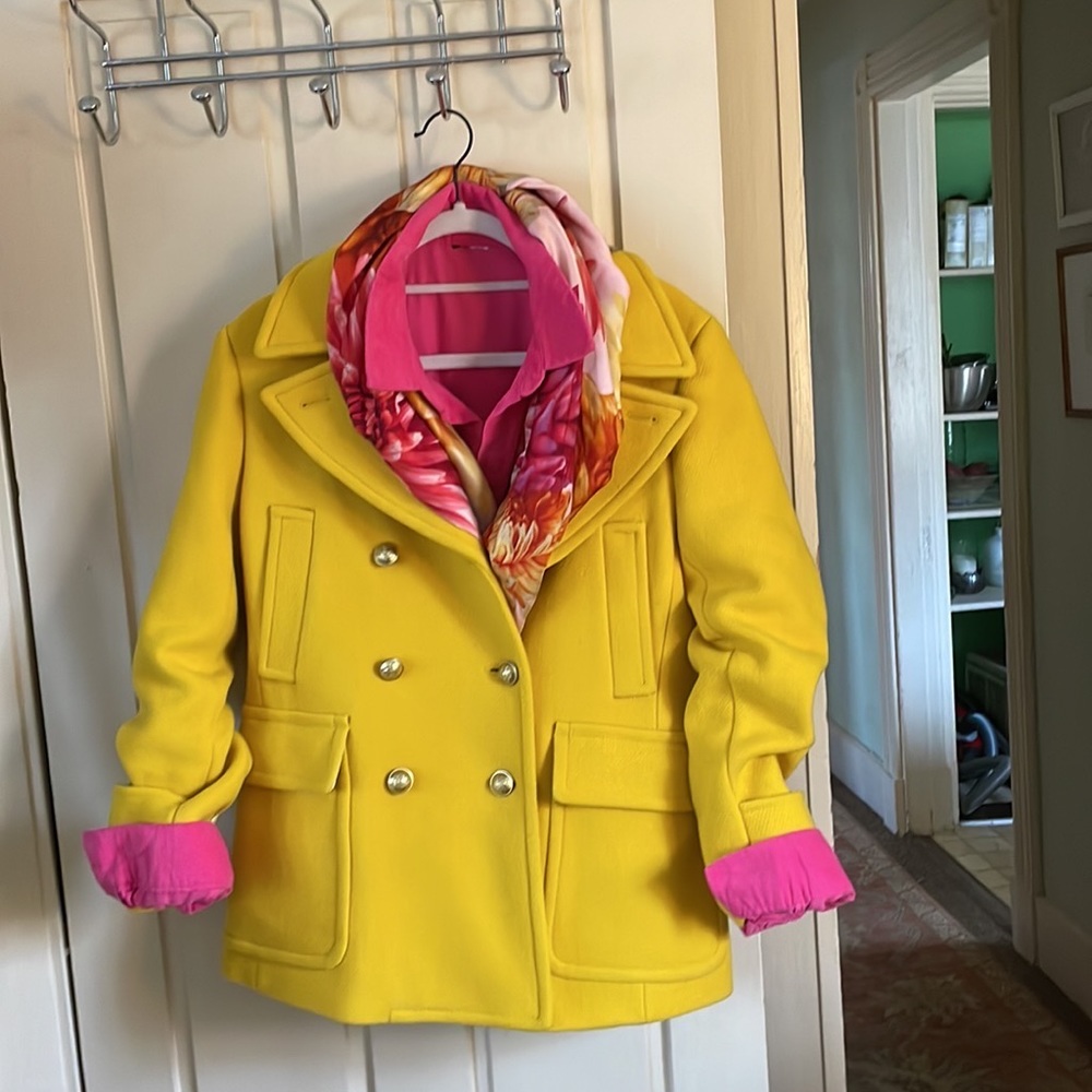 Yellow wool JCREW Blazer